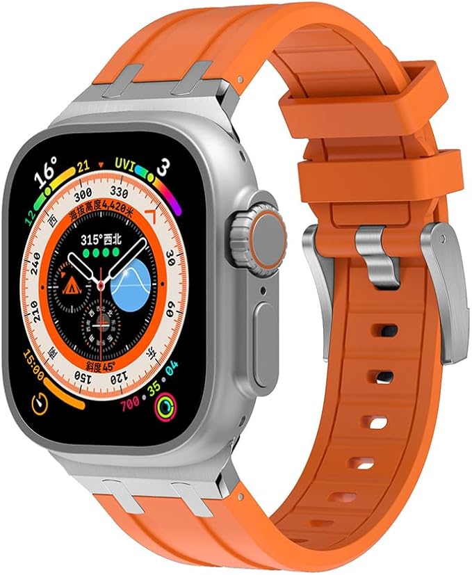 Watch Ultra con correa resistente color