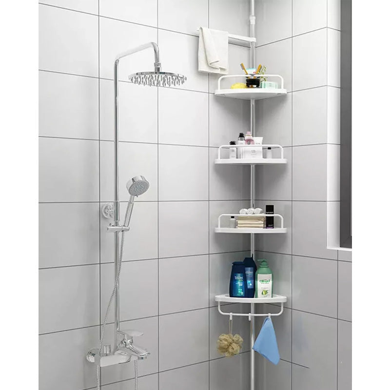 Organizador de baño 4 estantes esquineros
