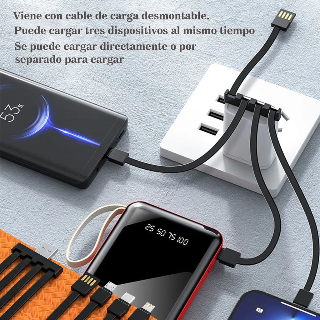 Bateria nebro 20 000 miliamperios carga