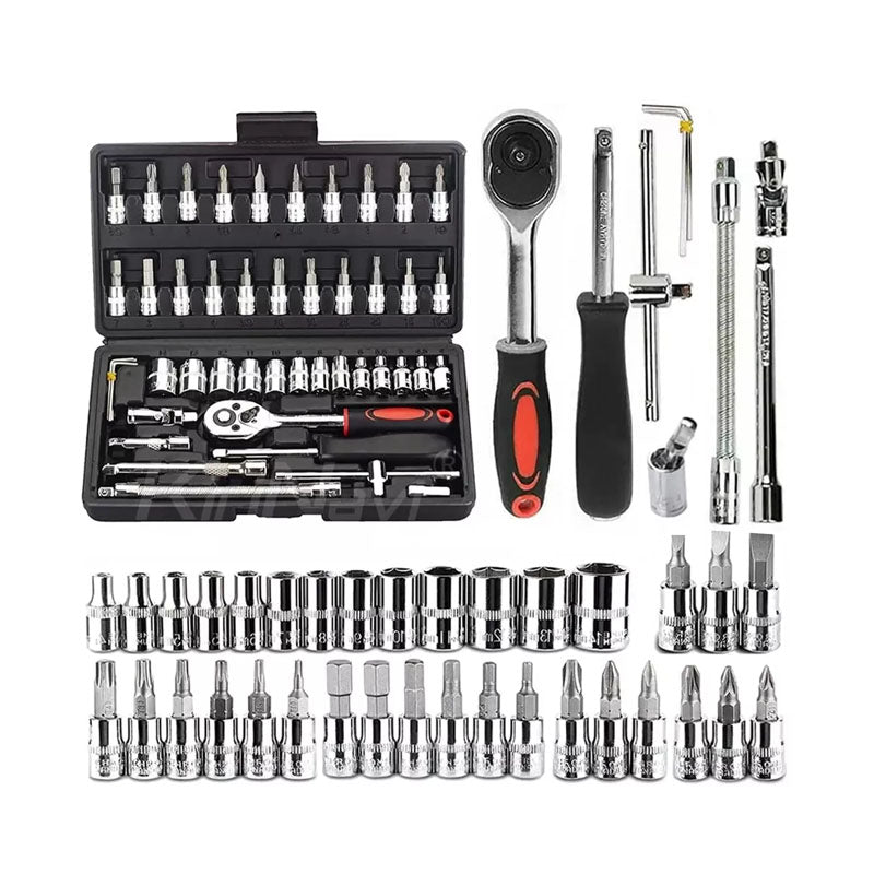 Juego de dados 1/4 con 46 pz